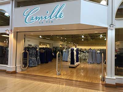 Shop dresses for Prom, Homecoming, Evening, Wedding, and more at Camille La Vie in Ontario