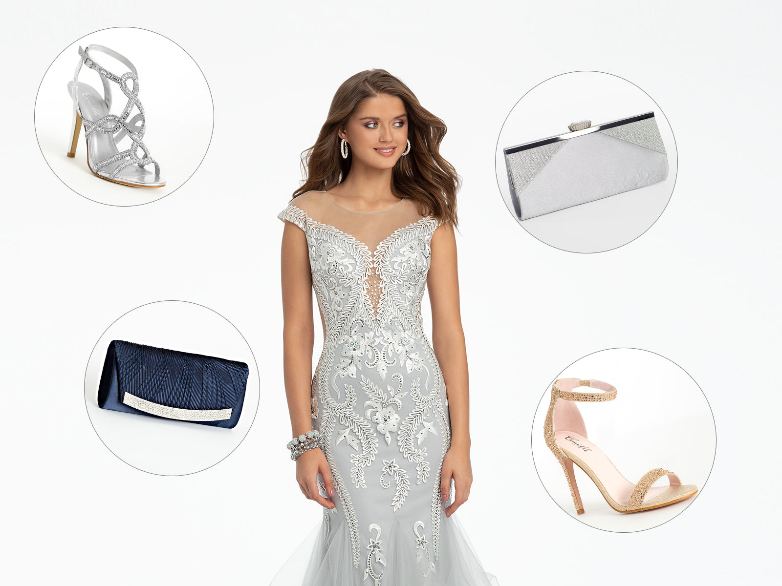 Prom Outfits & Accessories, '24 Prom Gowns, Clutches, Shoes