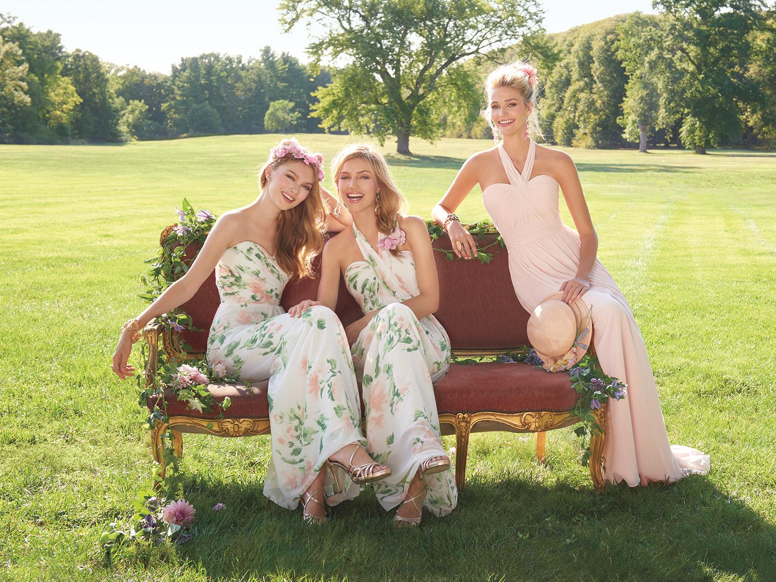 camille la vie bridesmaid dresses by Primary color:Blush pink