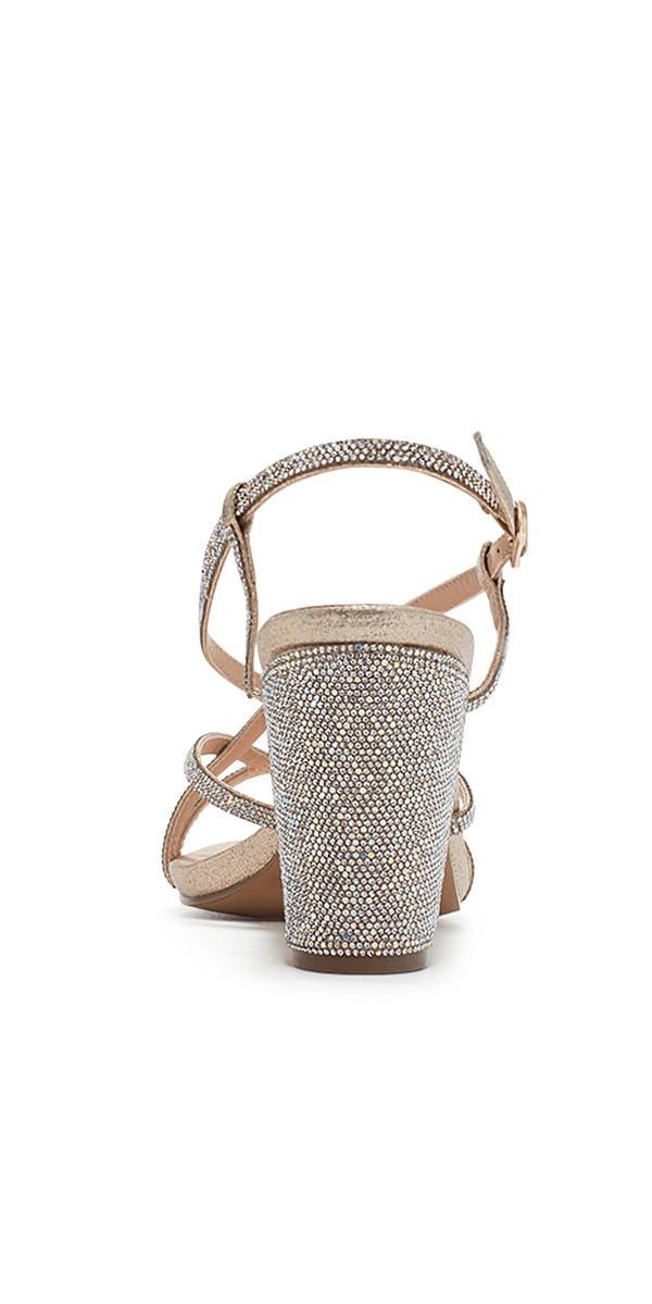 Nicky 10 Mid Heel Rhinestone Block Heel Sandal Image 3