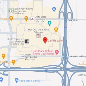 Shop dresses for Prom, Homecoming, Evening, Wedding, and more at Camille La Vie in Ontario Map