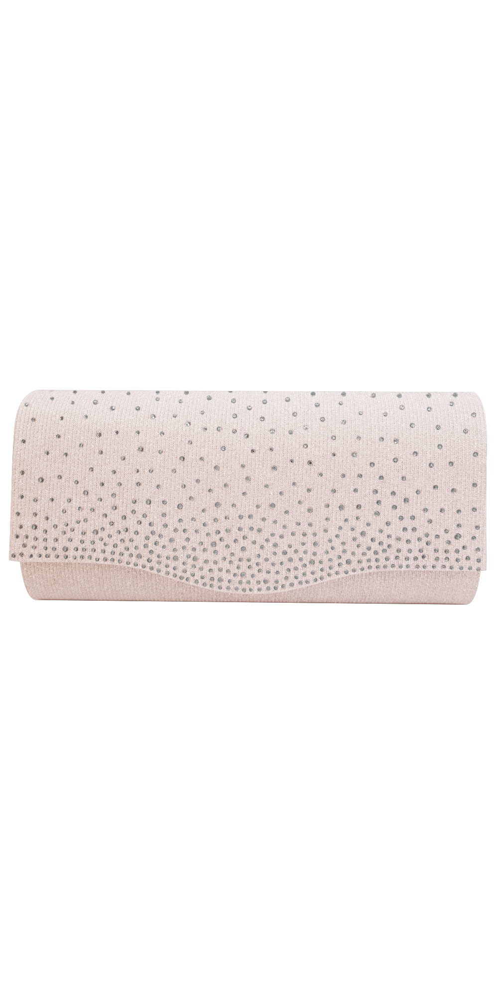 Camille La Vie Scatter Rhinestone Full Flap Glitter OS / champagne