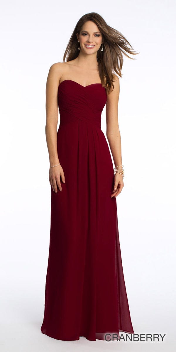 Strapless Crisscross Bodice Dress from Camille La Vie and Group USA