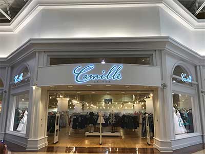 Shop dresses for Prom, Homecoming, Evening, Wedding and more at Camille La Vie in Concord