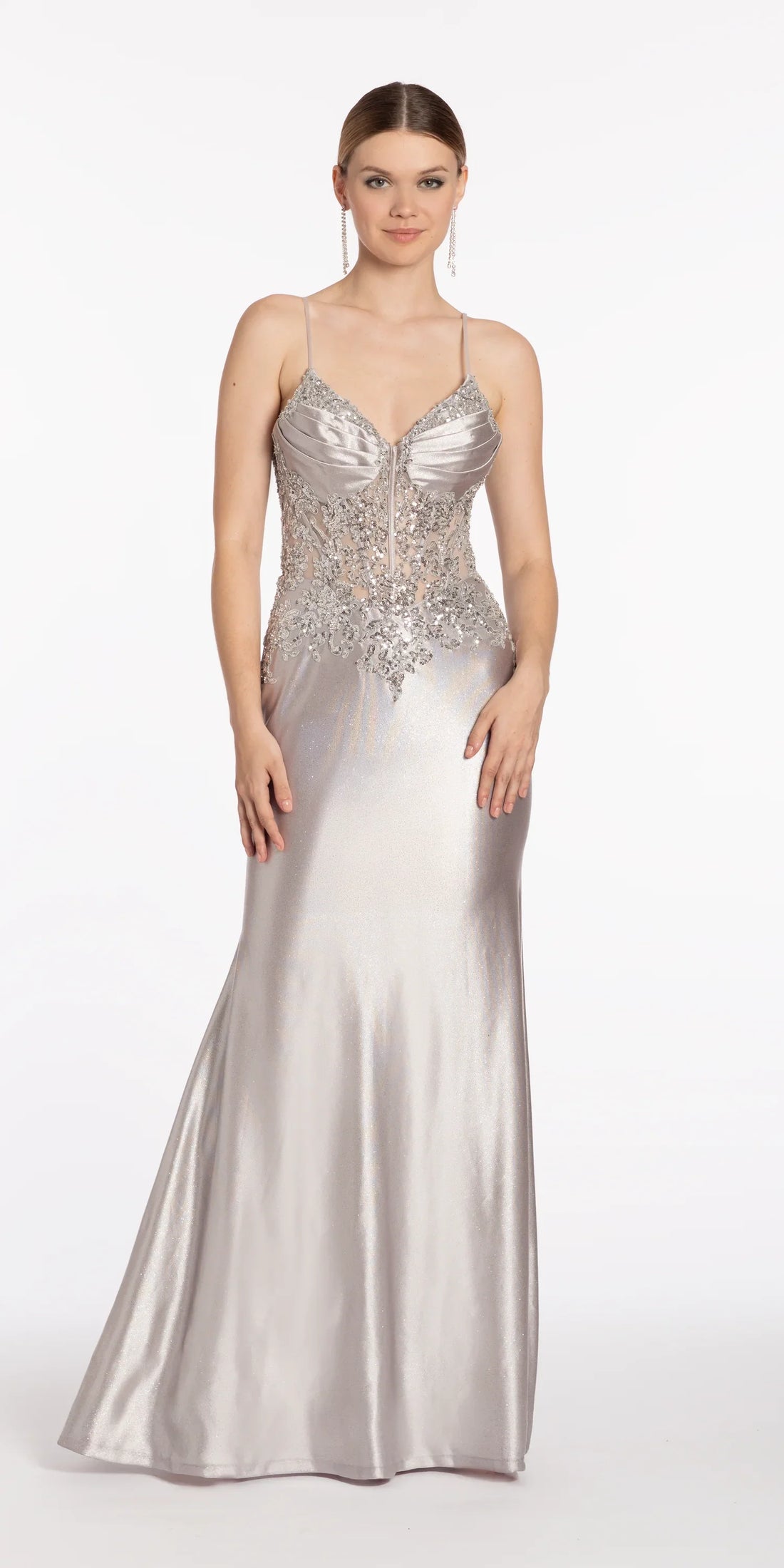 Silver Gala Dresses - Camille La Vie