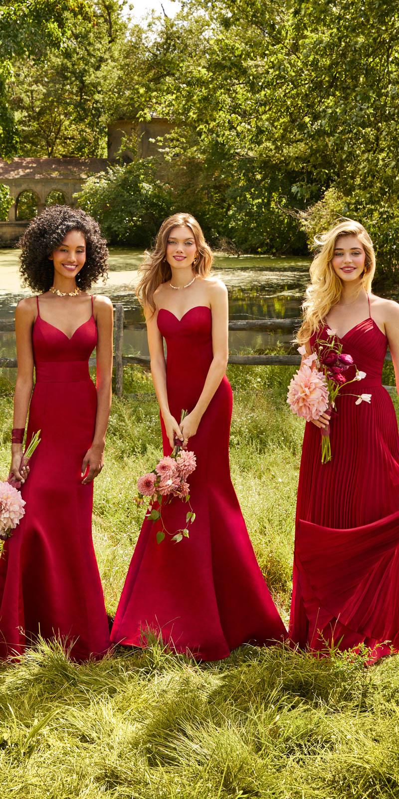 Red Bridesmaid Dresses