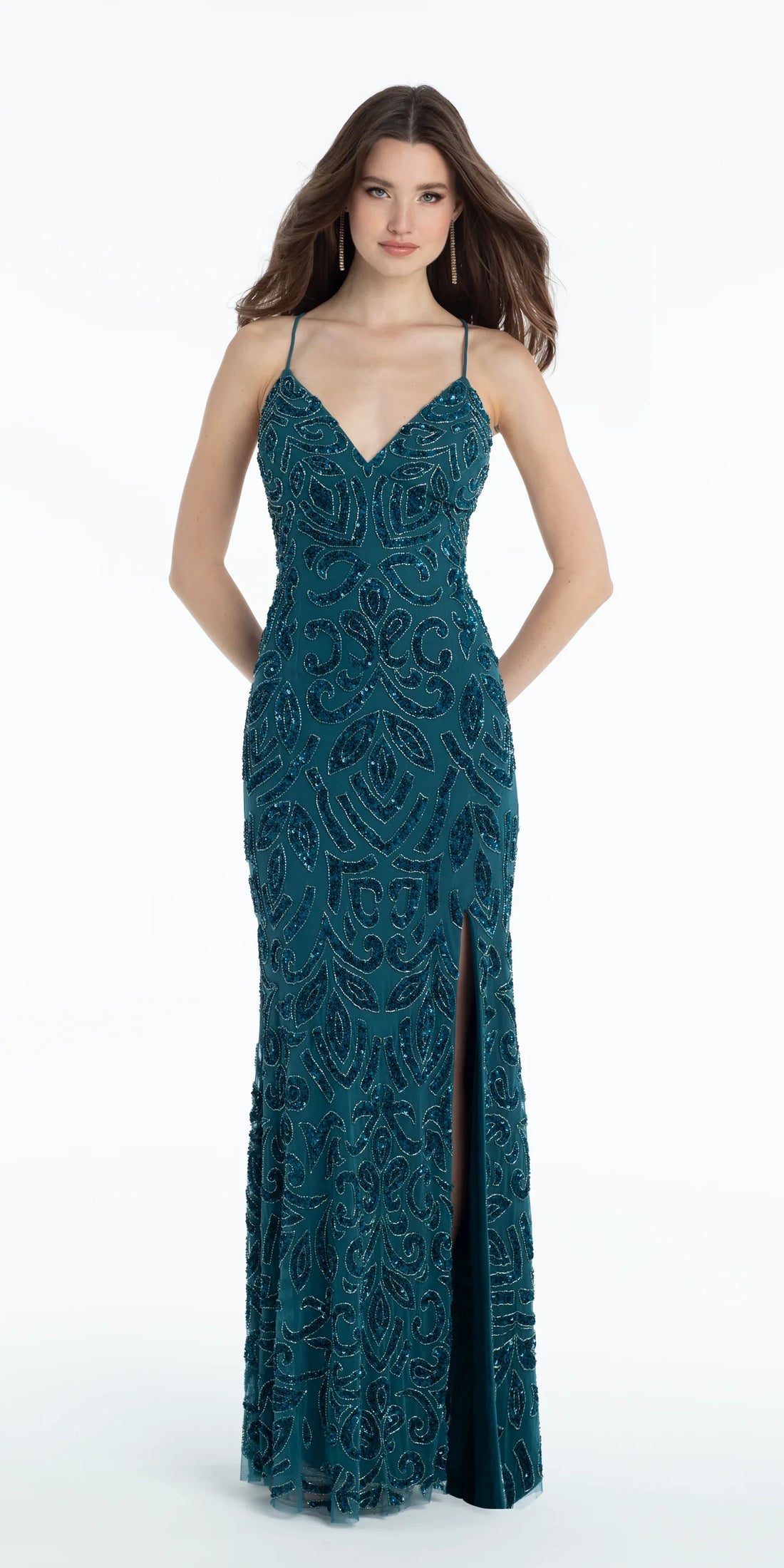 V Neck Prom Dresses - Camille La Vie