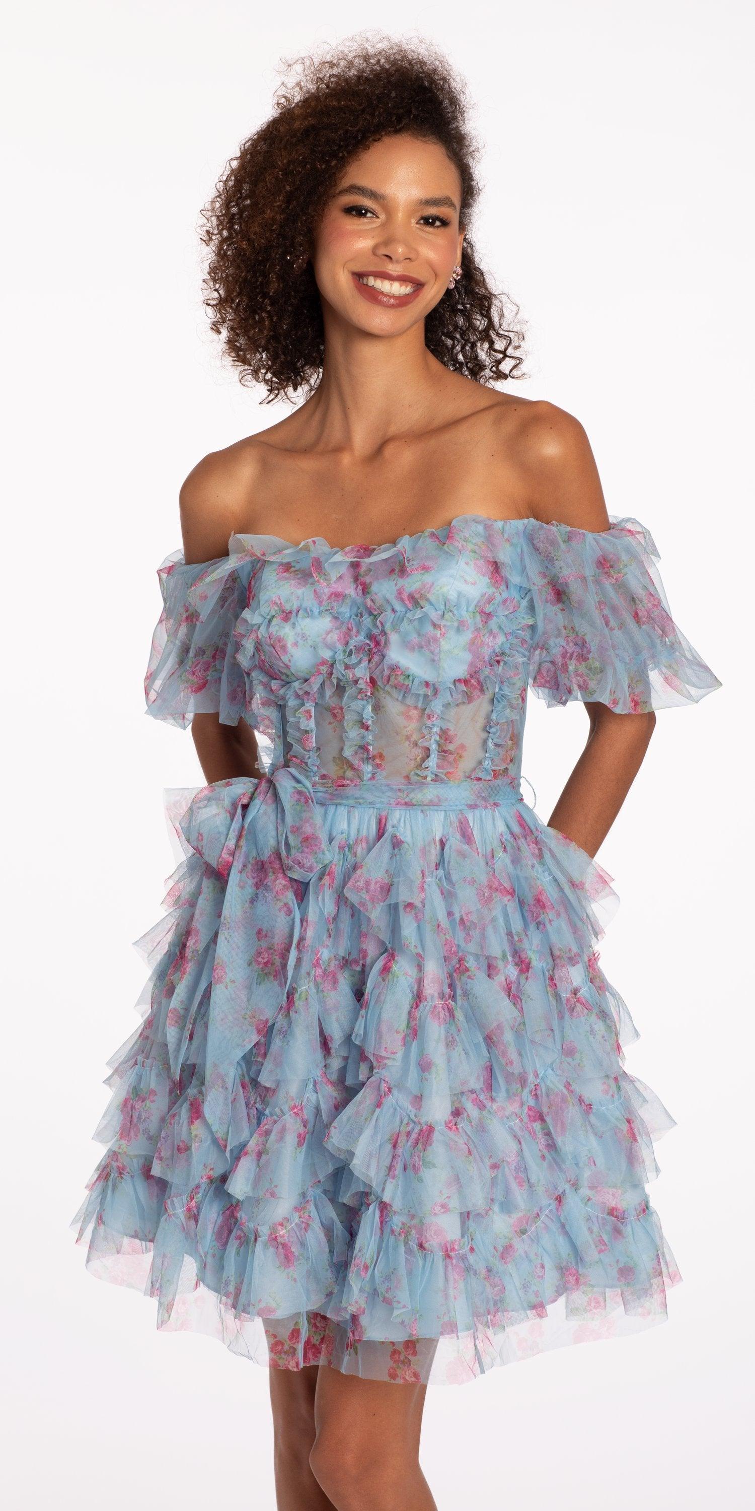 Off The Shoulder Homecoming Dresses