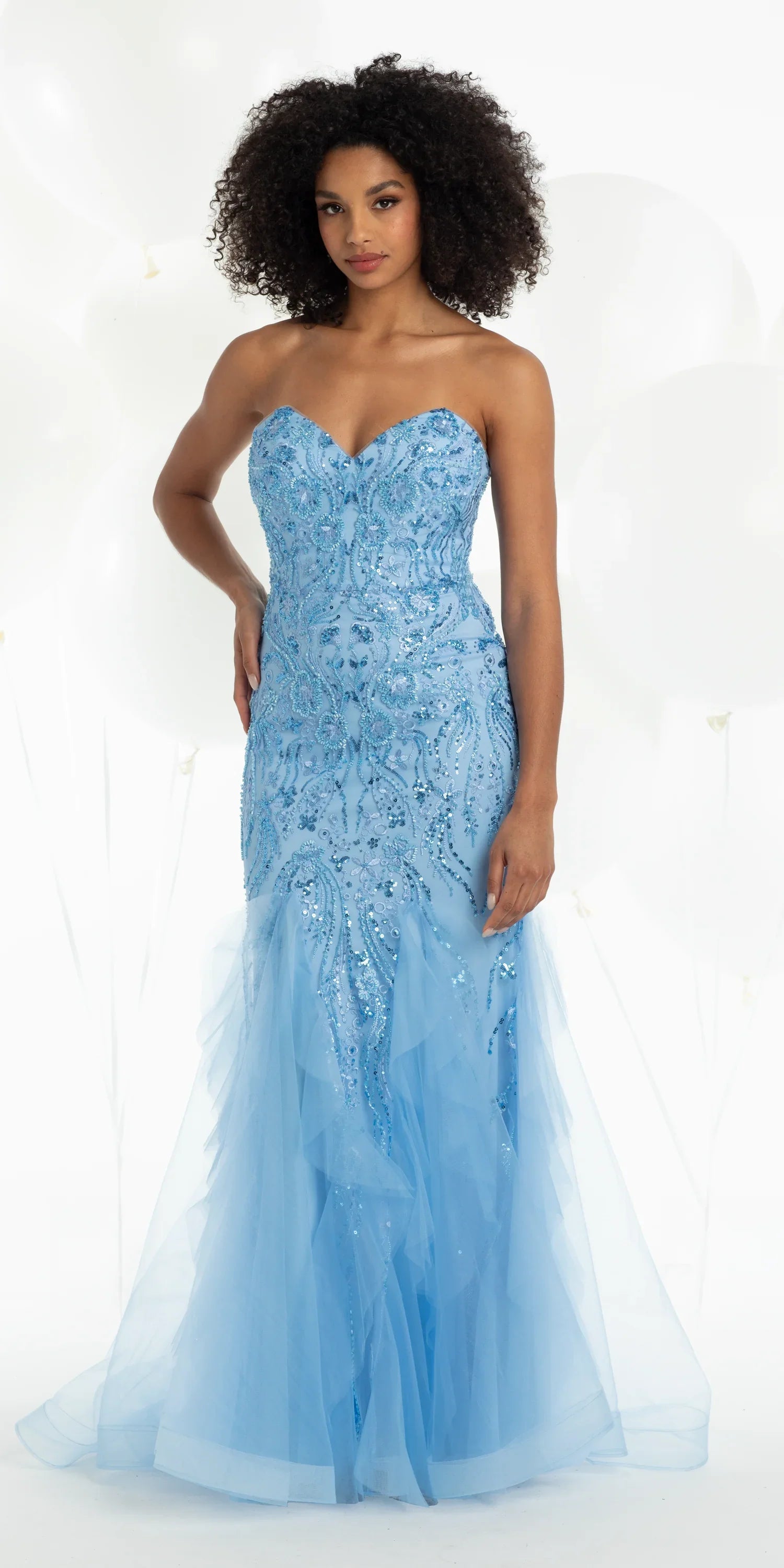 Mesh Evening Dresses