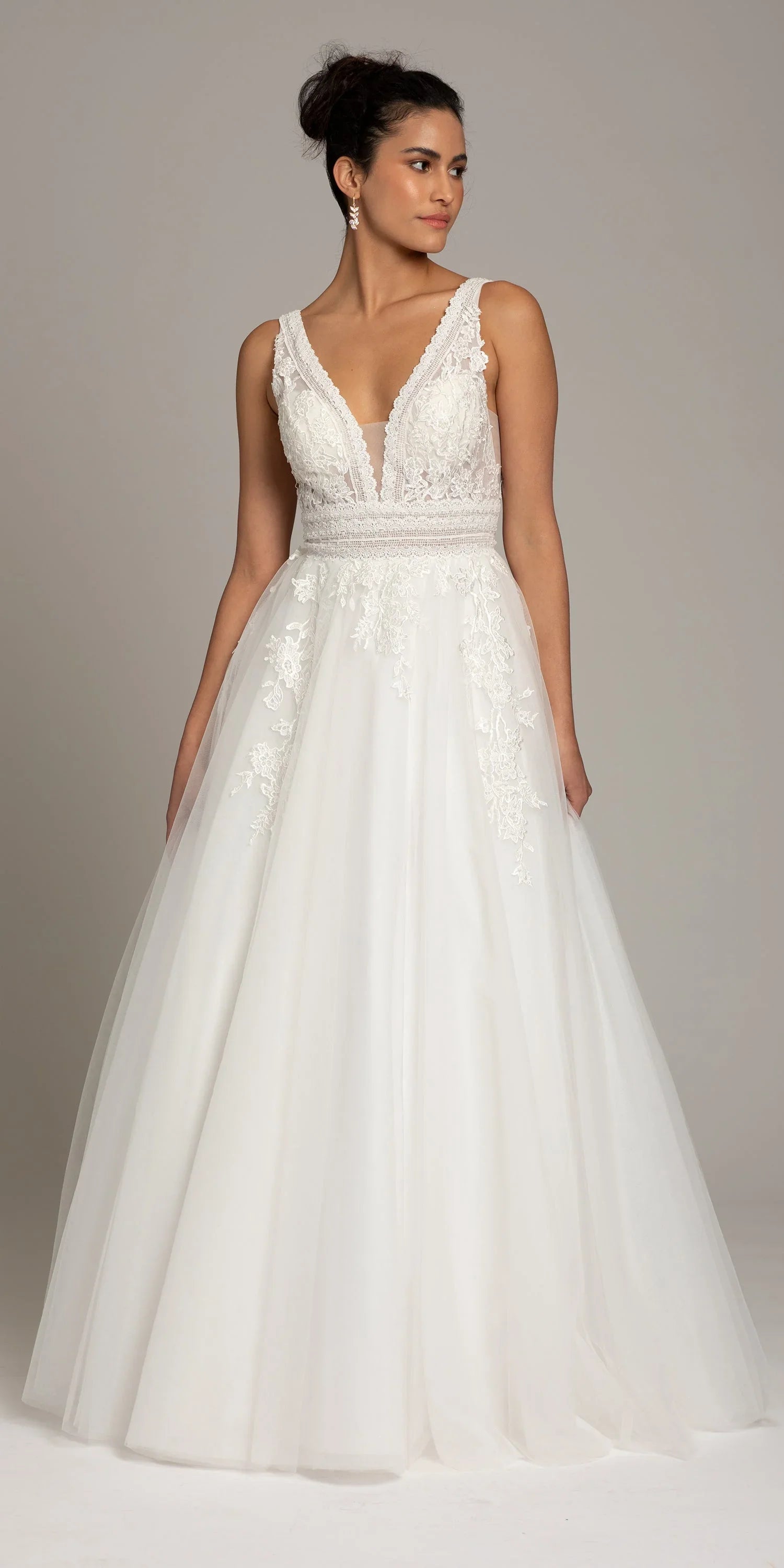 V-Neck Wedding Dresses