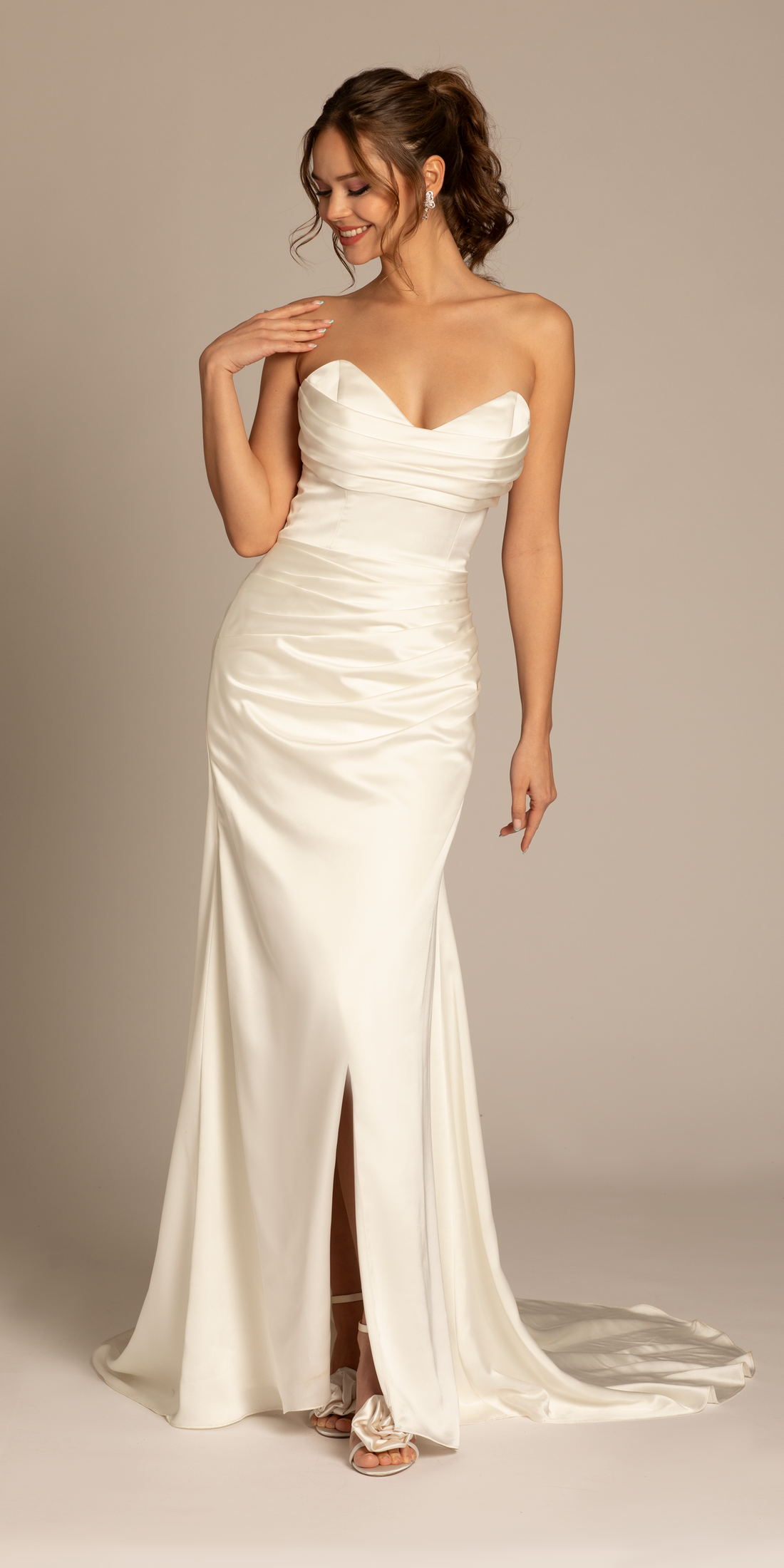 Column Wedding Dresses - Camille La Vie