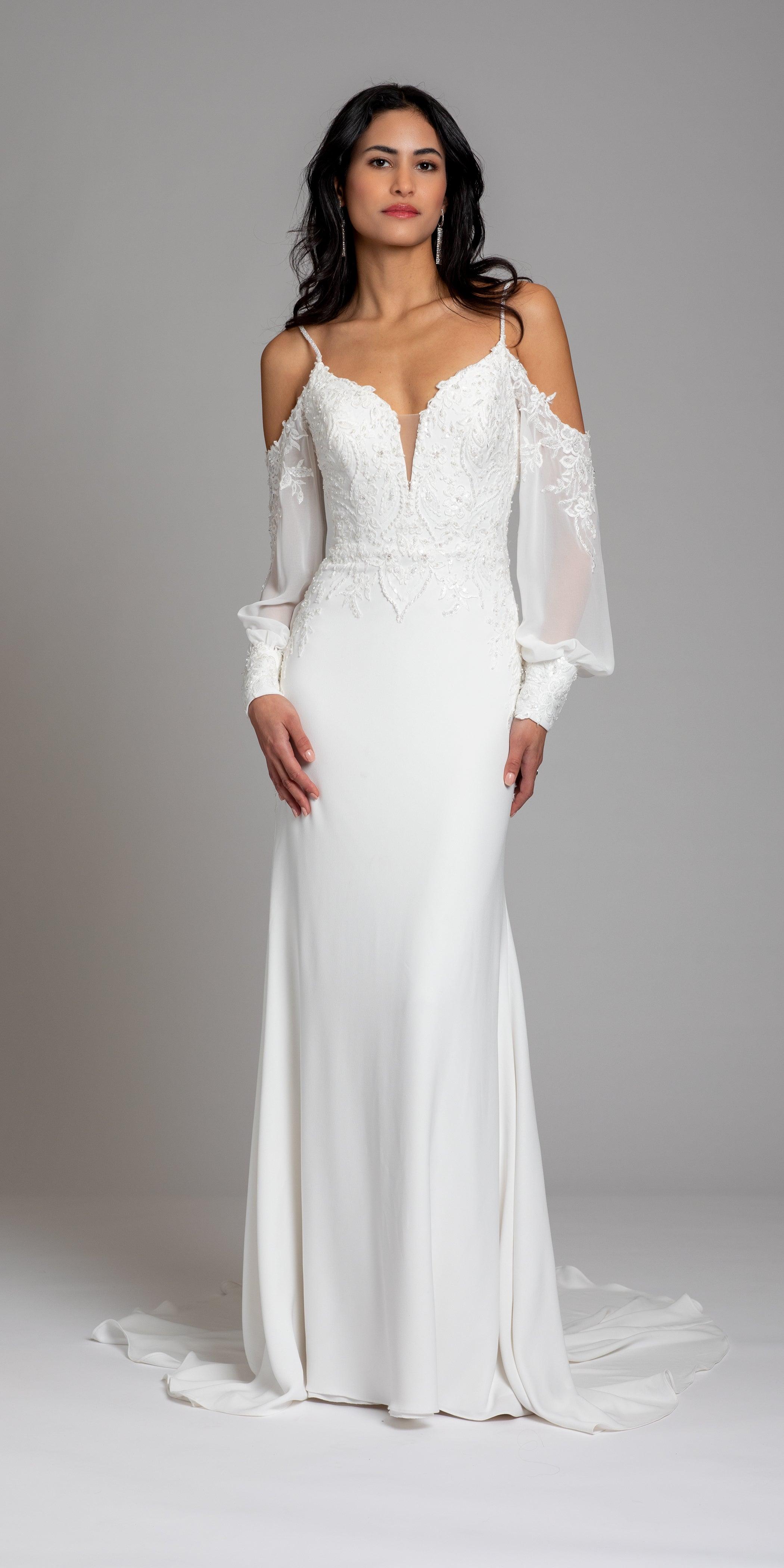 Column Wedding Dresses