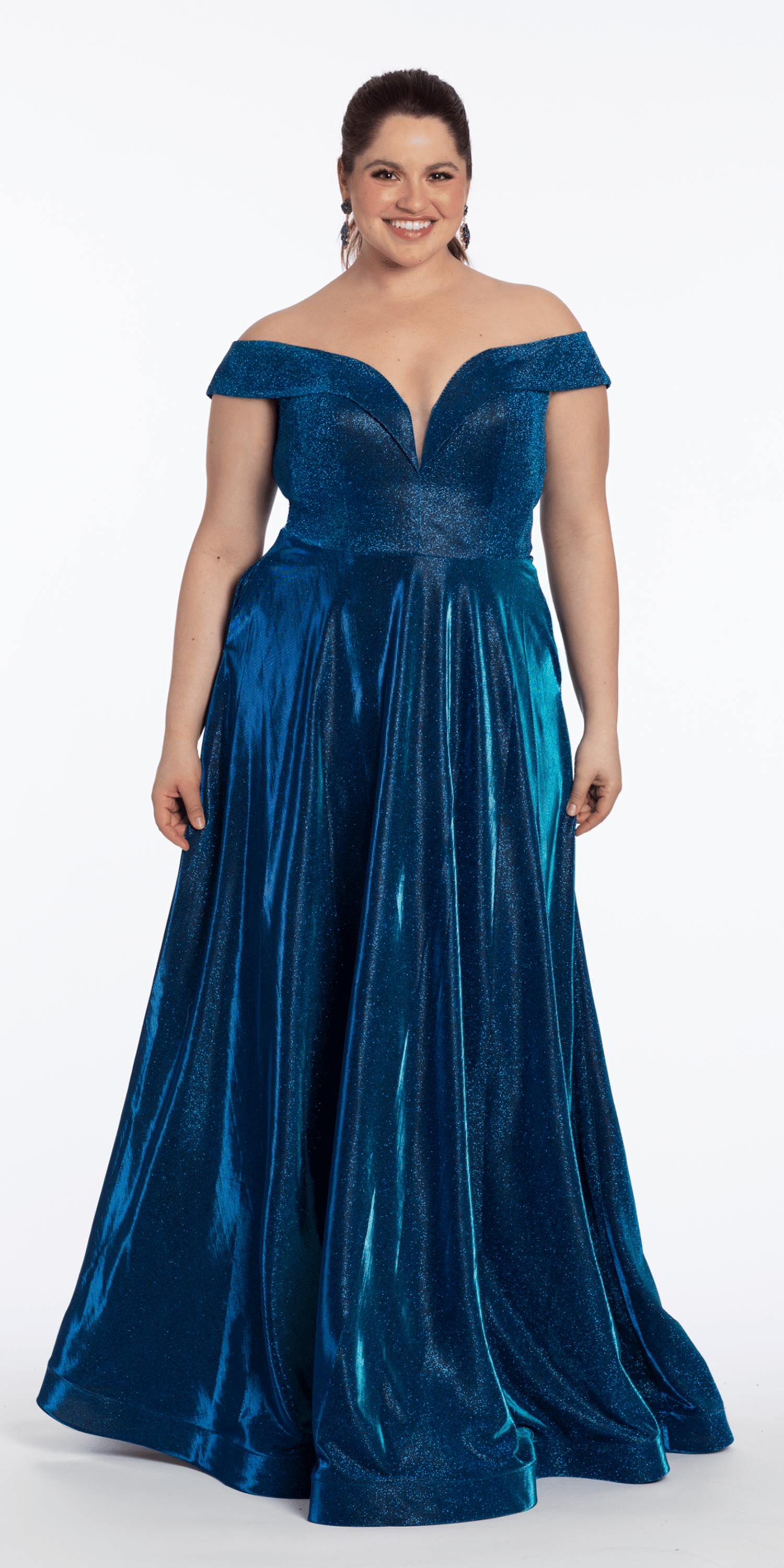 plus size prom dresses shops Sydneys Closet SC7386 Dress The dress is built on a sleeveless corset Trendy New Arrival Sweetheart Ginger