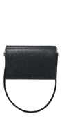 Camille La Vie Rhinestone Full Flap Satin Handbag with Detachable Strap OS / black