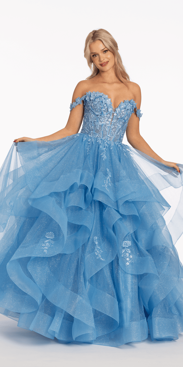☆極美品☆アメリOFF SHOULDER TULLE LAYERED DRESS OFF SHOULDER TULLE LAYERED DRESS（ドレス）｜Ameri（アメリ