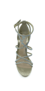 Strappy Rhinestone High Heel Sandal Image 2