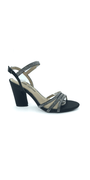 Strappy Rhinestone Block Heel Sandal Image 2