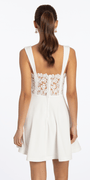 Scuba Tank Skater Dress with Floral Back Panel Image 5