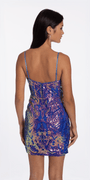 Camille La Vie V Neck Sequin Mesh Bodycon Dress