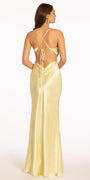 Satin Slip Tie Back Dress Image 6