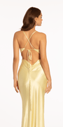 Satin Slip Tie Back Dress Image 8