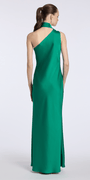 emerald/size/4/missy/Camille La Vie/Satin One Shoulder Column Dress with a Mock Wrap Scarf/back