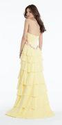 yellow/size/4/missy/Camille La Vie/Floral Embellished Drape Corset Tiered Chiffon A Line Dress/back