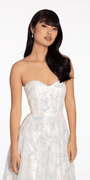 Strapless Glitter Corset Ballgown Image 2