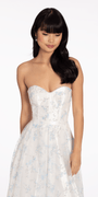 Strapless Glitter Corset Ballgown Image 3
