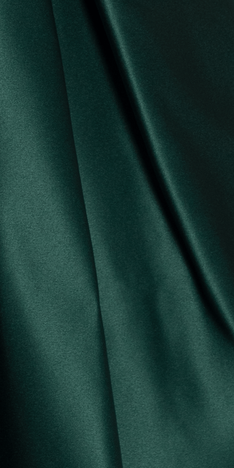 Drape Neck Satin Fit and Flare Dress with Pockets Image 5