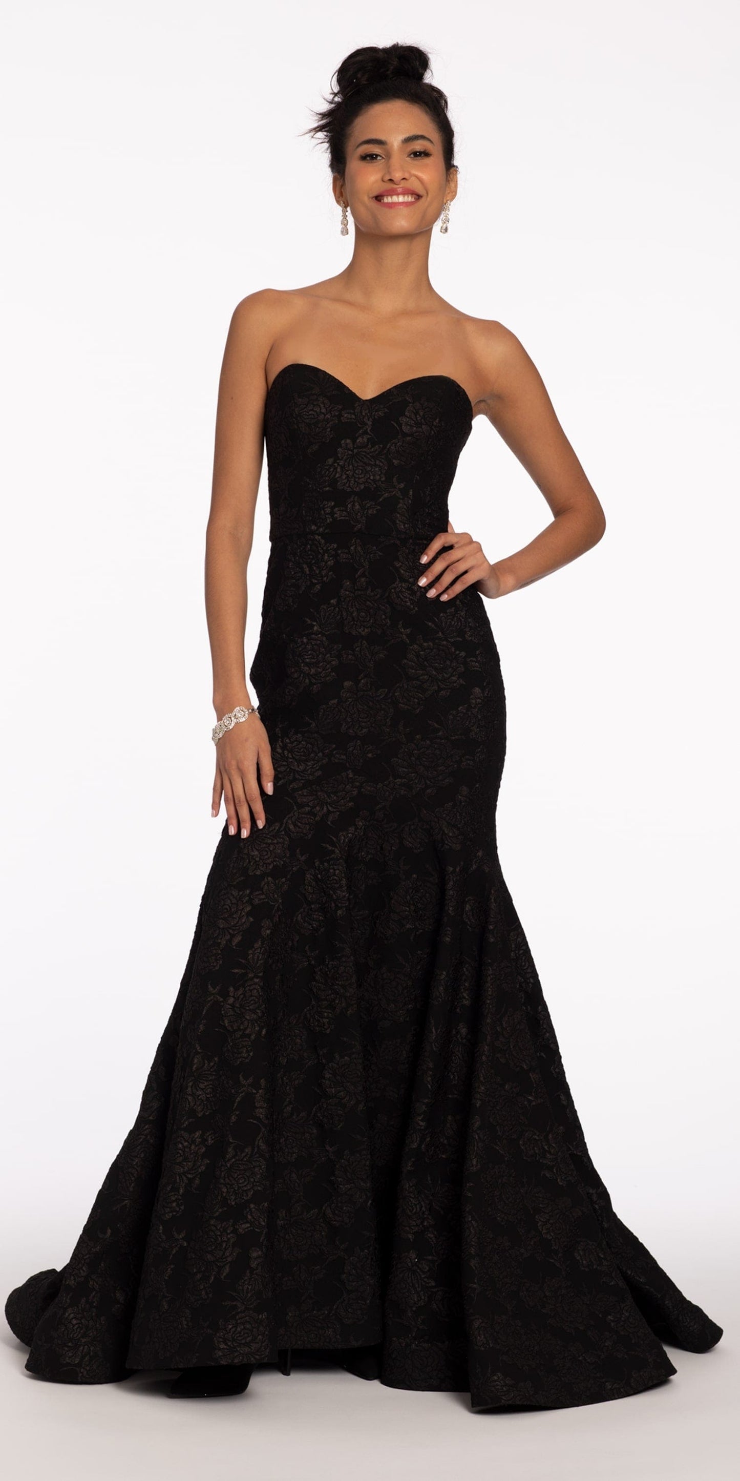 Camille La Vie Sweetheart Embellished Mermaid Dress missy / 2 / black