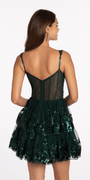 Sweetheart Corset Tiered Fit and Flare Dress Image 3