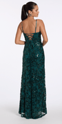 Camille La Vie Sequin Lace Twist Sweetheart Column Dress with Keyhole
