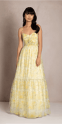 Sweetheart Mesh Floral Print Ballgown Image 1