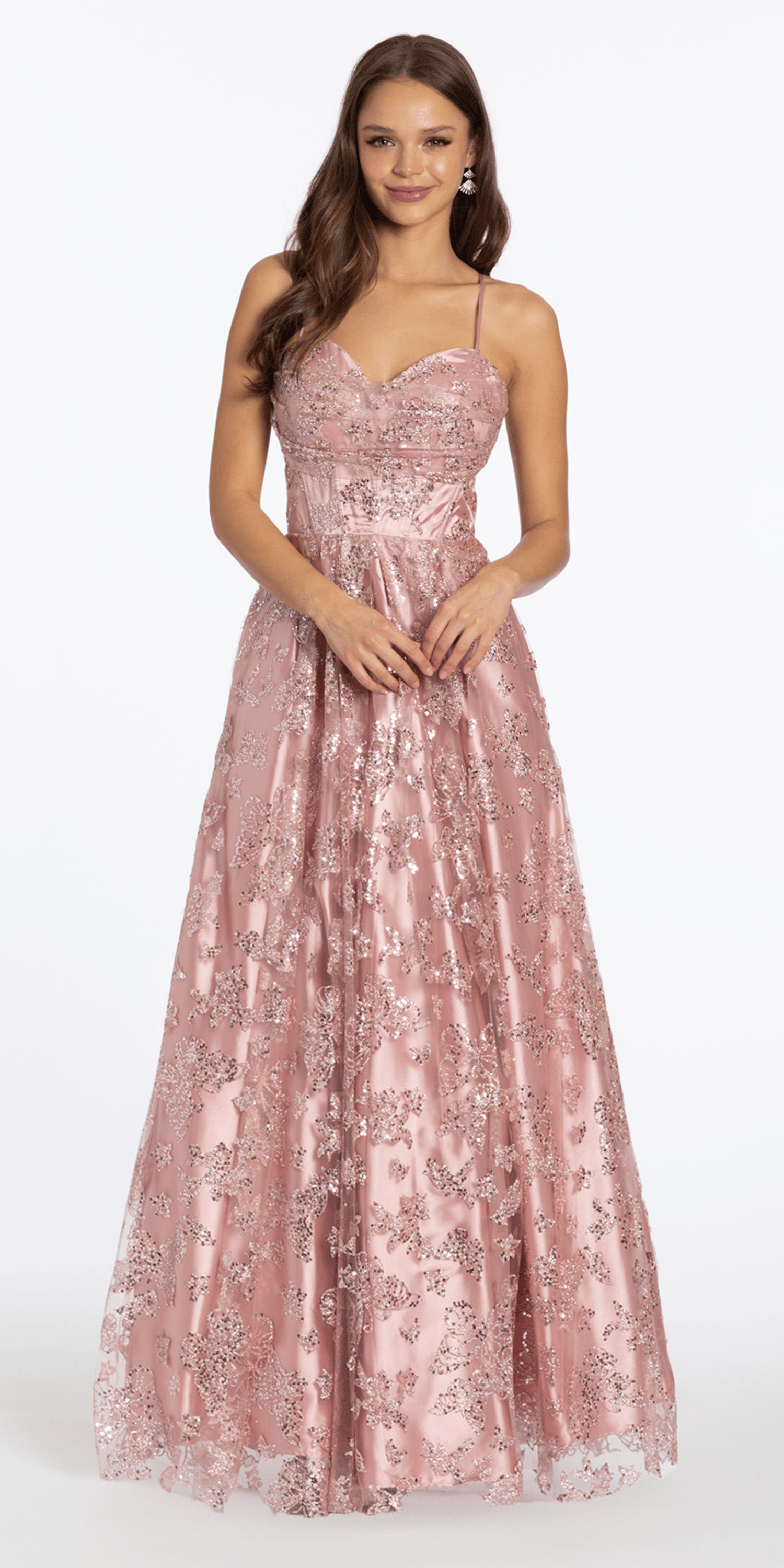 light pink prom dresses Mermaid Lace V Neck Spaghetti Straps while the exquisite ruffles and tulle give this showstopping look an extra wow factor Pink Prom Dresses | Short