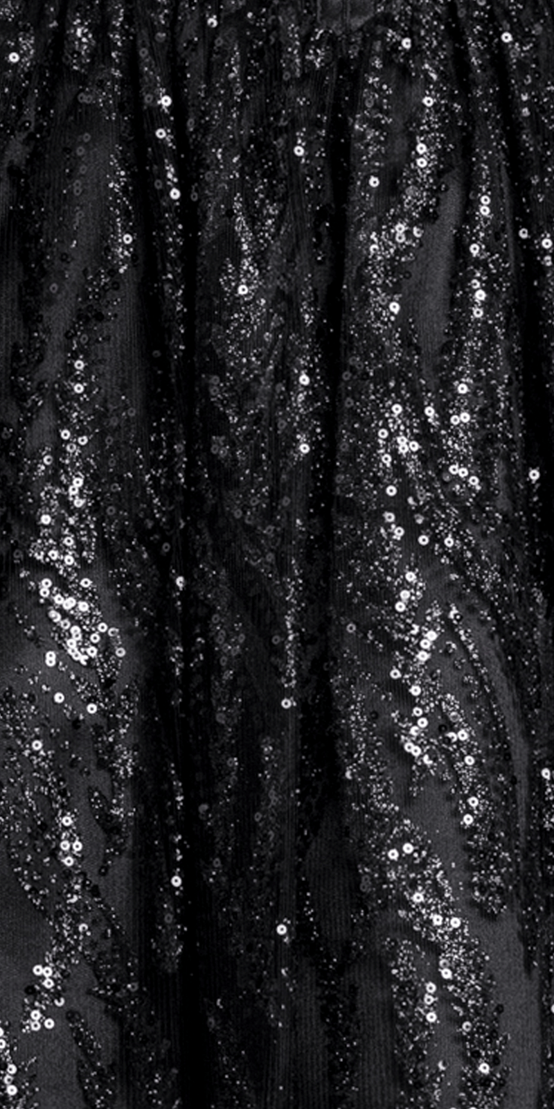 black/size/4/missy/Camille La Vie/Sweetheart Glitter Mesh Corset Fit and Flare Dress/fabric