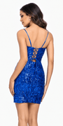 royal-blue/size/2/missy/Camille La Vie/Floral Sequin Mesh Sweetheart Corset Bodycon Dress/back