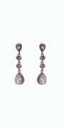 4 Stone Linear Drop Earring - Camille La Vie