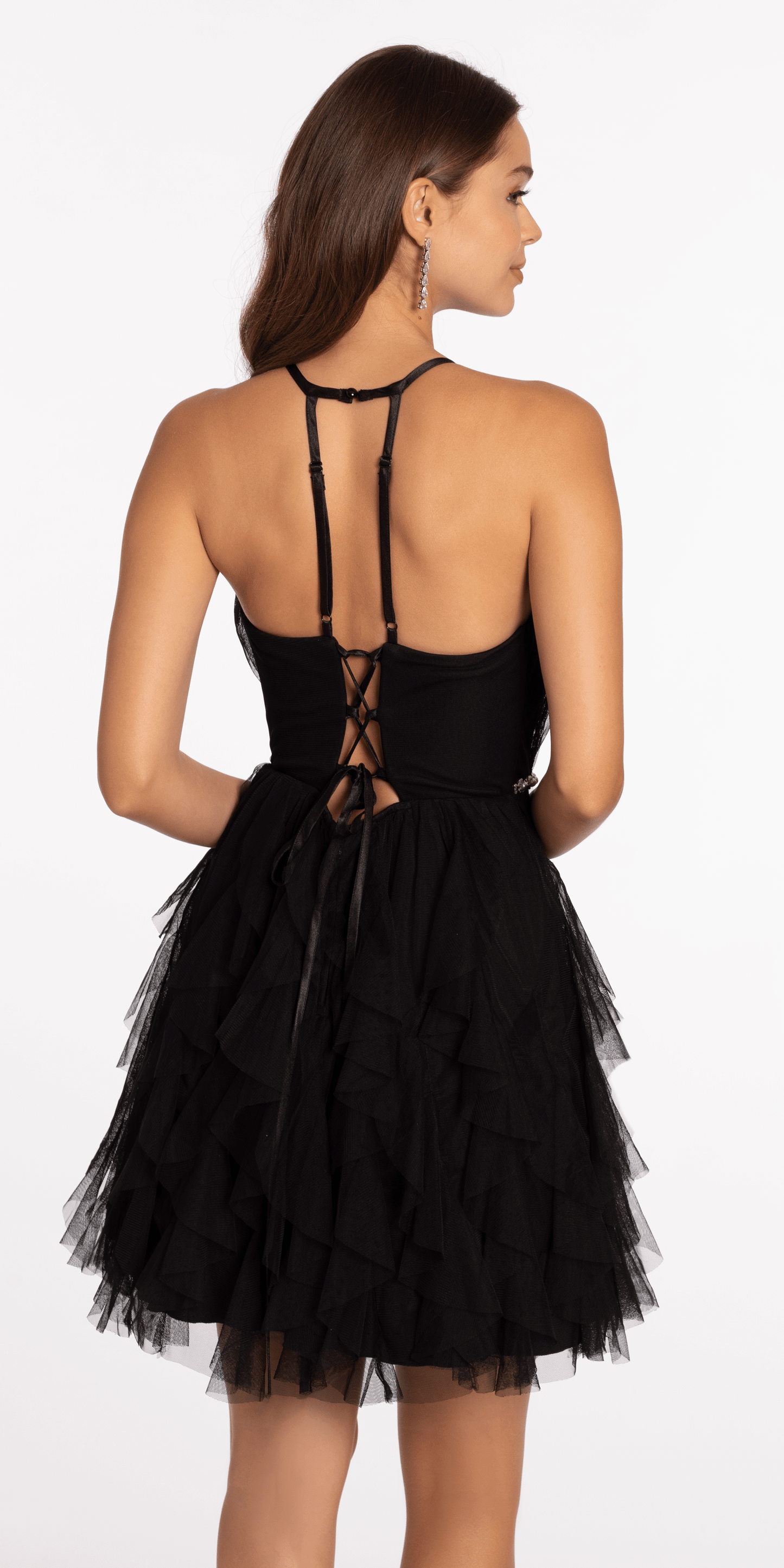 green emerald velvet dress Feathers Fit Flare Mesh Dress – Gondwana & Divine Clothing Co main image 1