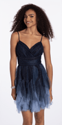 navy/size/4/missy/Camille La Vie/Ombre Glitter Mesh Empire Fit and Flare Dress/front 2