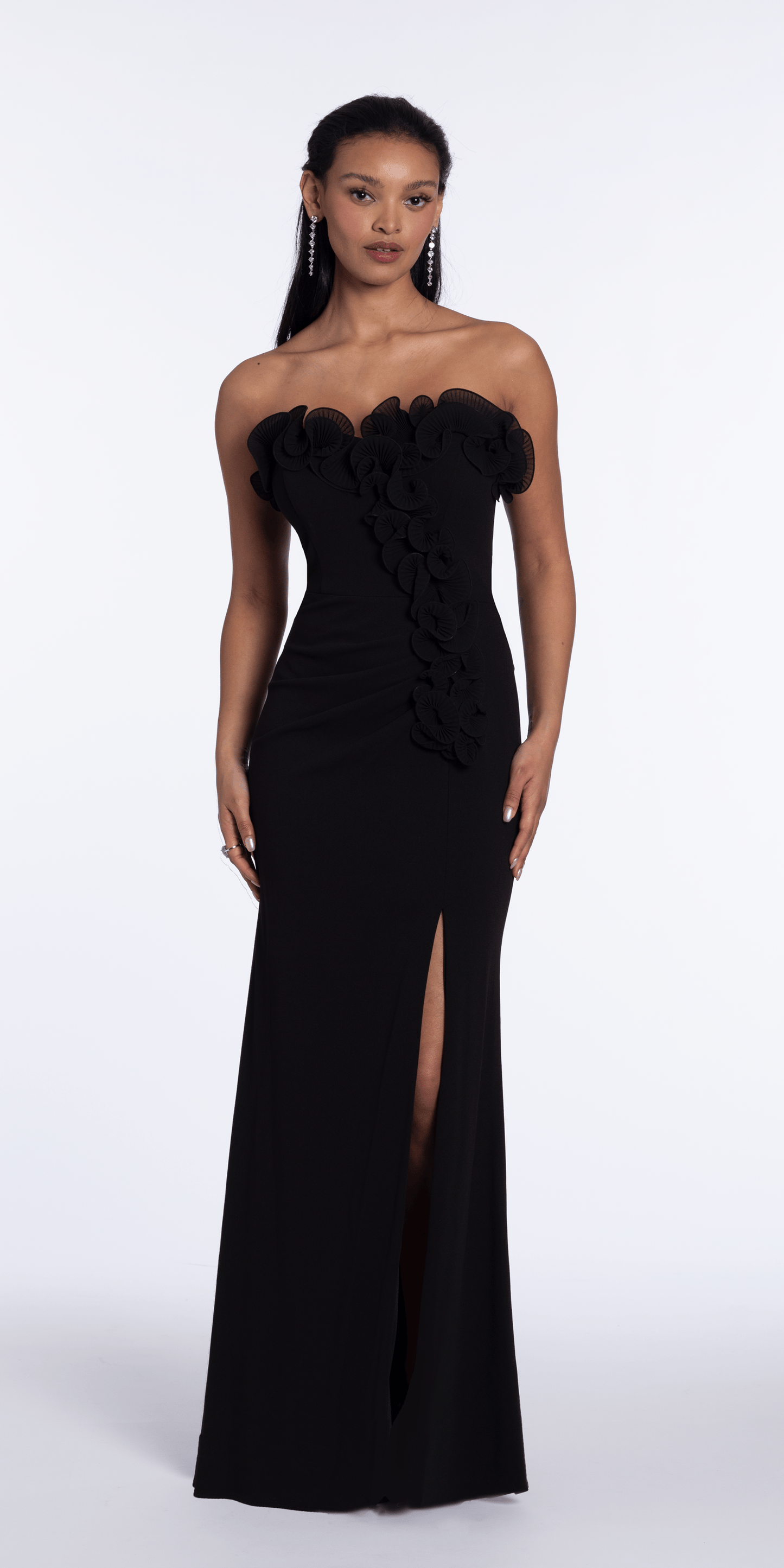 Xscape Women's Strapless Gown - Black