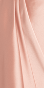 Satin Mock Wrap Shirt Dress with Side Cascade Image 5