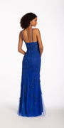 Mesh Applique Sweetheart Trumpet Dress with Heat Set Stones Image 2