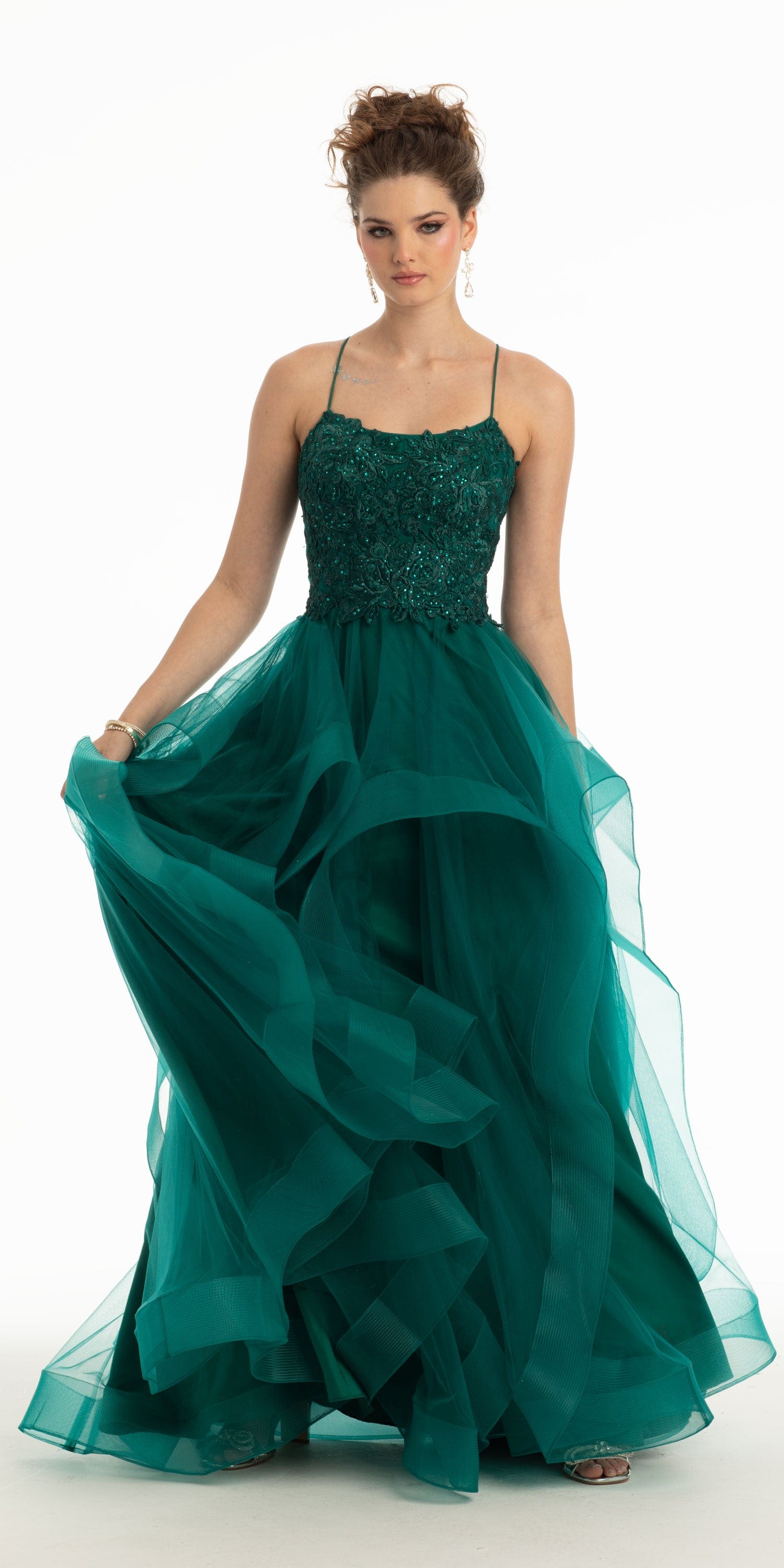 Fashion horsehair ball gown