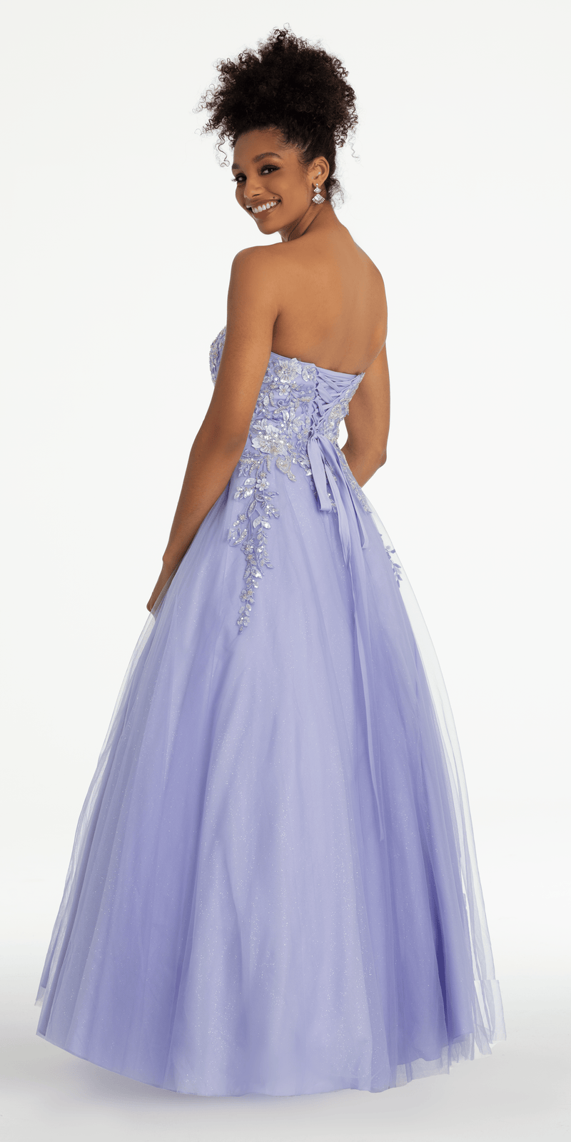 purple strapless sweetheart dress Lilac Strapless Sweetheart A-Line Layers Mini Homecoming Dress