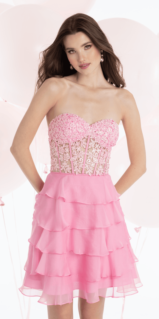 light pink homecoming dresses Halter Sleeveless Summer Dress with Belt This enchanting homecoming dress features a soft blush pink shade Long Sleeve Pink Homecoming Dresses
