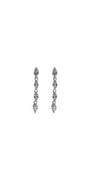 Multi Stone Linear Drop Earrings Image 1