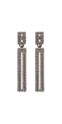 Linear Drop Cubic Zirconia Earrings Image 1