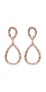 Open Teardrop Cubic Zirconia Earrings Image 1