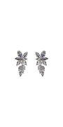 Cluster Stone Drop Cubic Zirconia Earrings Image 1